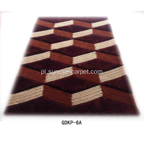 Jedwab & elastyczne 3D z geometrii konstrukcji dywan